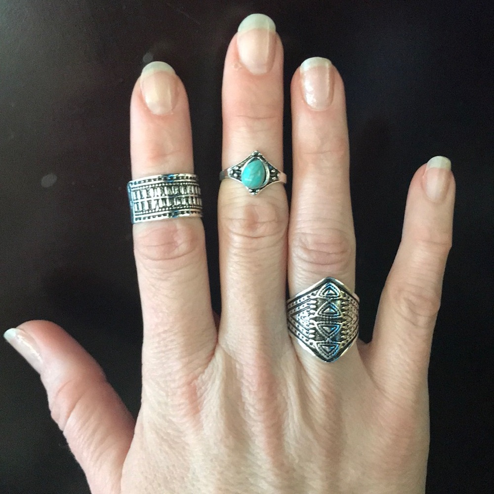 Tribal Ring Set